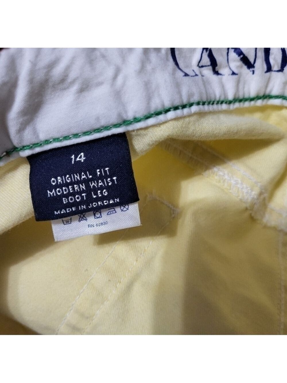 LANDS End Denim Capri Jeans Womens Size 14 - Picture 6 of 7